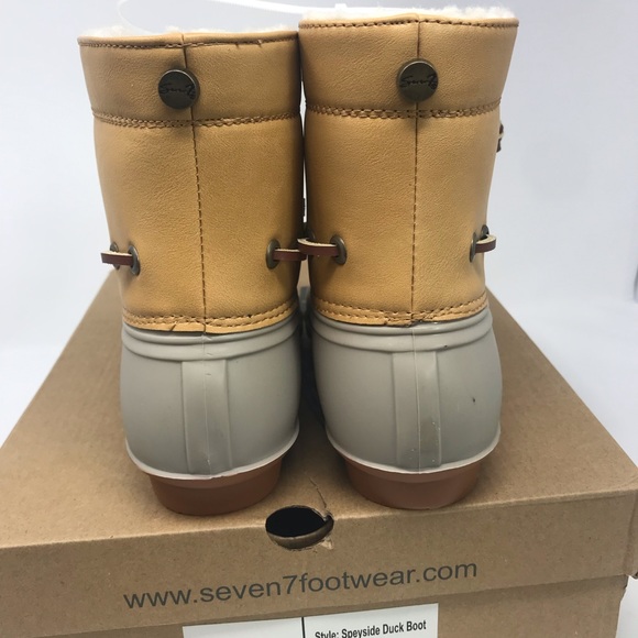 Seven 7 Speyside Waterproof Duck Boots in Taupe - Picture 2 of 8